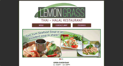 Desktop Screenshot of lemongrassthaihalal.com